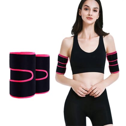 Hot Sweat Neoprene Compression Arm Sauna Sleeves Slimmer Bands Wraps Arm Trimmers for Men & Women (a Pair)