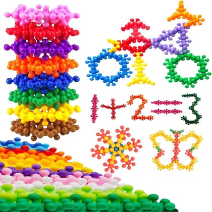 KTRS Enterprise Star Links Interlocking Blocks Educational, Blocks for Kids, Colorful Star Building Blocks Toys for Kids Boys Girls Multicolor for Age 5+ Years (300 Pcs Star Link)