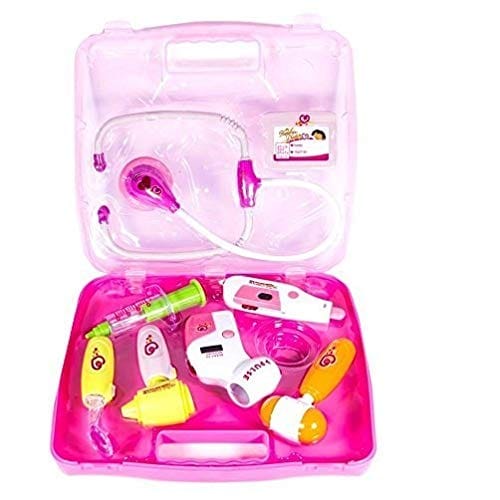  Doctor's Kit for Kids, Pretend Play Toy Set for Little Doctors and Nurses