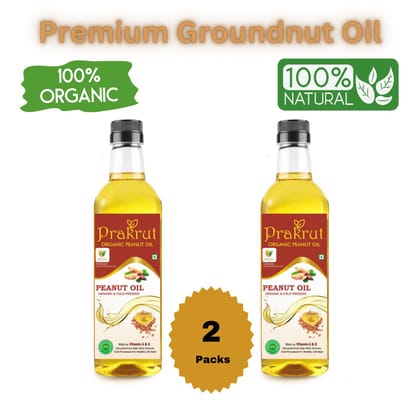 PRAKRUT - PEANUT OIL - ORGANIC & COLD PRESSED