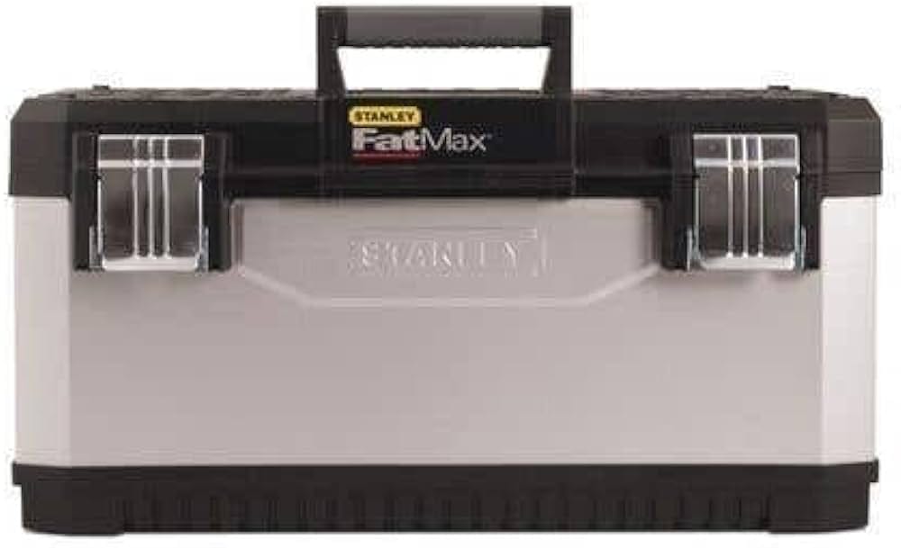 Stanley Portable Storage Stanley Fatmax 20 Inch Metal Plastic Toolbox 1-95-615