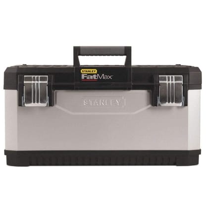 Stanley Portable Storage Stanley Fatmax 26 Inch Metal Plastic Toolbox 1-95-617