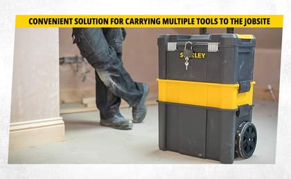 Stanley Portable Storage Essential 3In1 Rolling Workstation STST1-80151