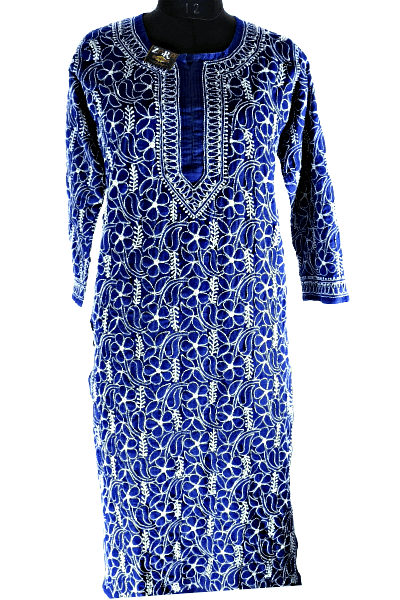 Malcotton Kurti Handicrafted Chikankari