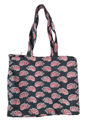 NIRJHARI Crafts Handmade Block Print Bag