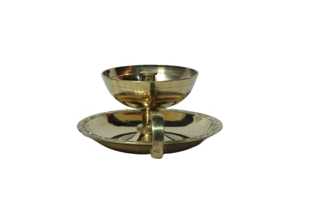 Brass samphat diya