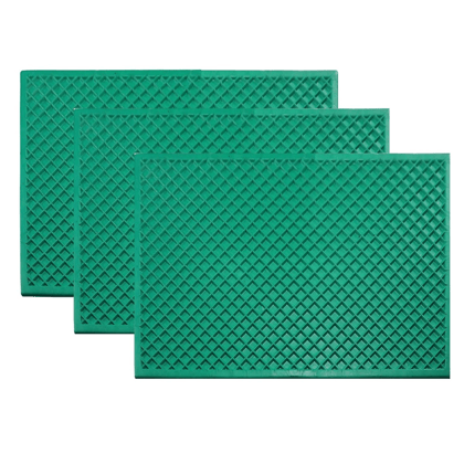 ALP EPDM Rubber Green Door Mats, Pack Of 3