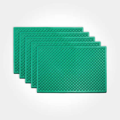 ALP EPDM Rubber Green Door Mats, Pack of 5