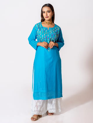 Ladies Ne wfashion Hand Chikankari Kurti