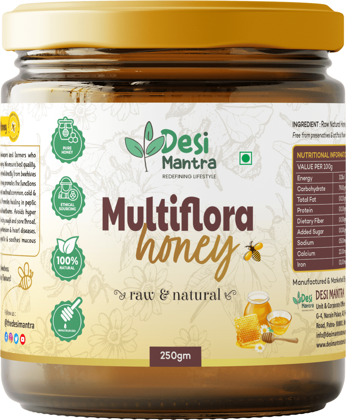 Multi Flora Honey l 250g