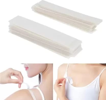 RENU CREATION Women Fashion DOUBLE SIDED tape Clothing & Body Clear Bra Tape Strips PACK OF 2 Reusable Lingerie Fashion Tape