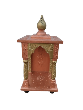 Creative Handicrafts Wooden Plywood Mandir for Pooja Home Decoration Wall Hanging Beautiful Temple