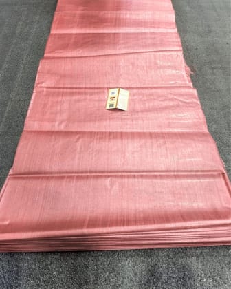 Silkmark Certified Pure Tussar Silk Fabric Pastel Pink Color-9600