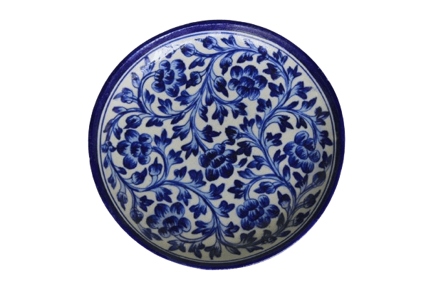 Blue Pottery Wall Hangings Plate