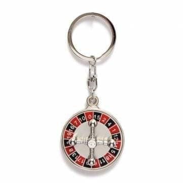 Gratitude Rotating Casino Game Metallic Key Chain