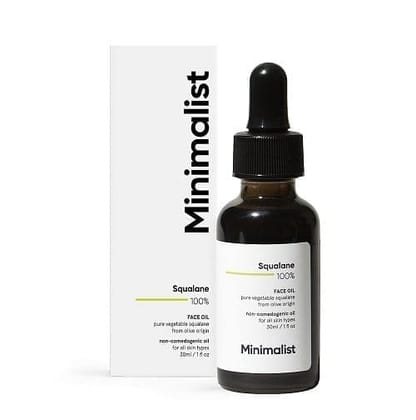 Minimalist Squalane 100% (Plant Derived) Super-Lightweight Face Oil