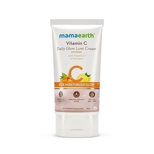 Mamaearth Vitamin C Daily Glow Lumi Cream with Vitamin C & Turmeric for Moisturizing Glow (30 g)