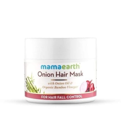 Mamaearth Onion Hair Mask With Onion Oil & Orgenic Bamboo Vinegar 200g