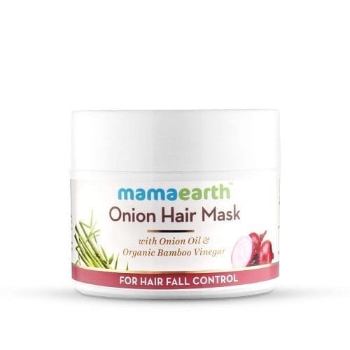 Mamaearth Onion Hair Mask With Onion Oil & Orgenic Bamboo Vinegar 200g