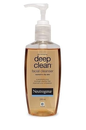 Neutrogena Deep Clean Facial Cleanser For Normal To Oily Skin, 200ml