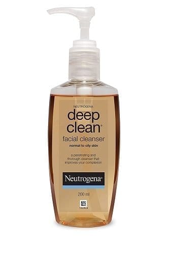 Neutrogena Deep Clean Facial Cleanser For Normal To Oily Skin, 200ml