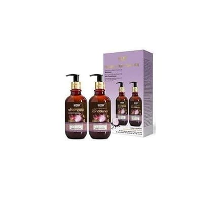 WOW Skin Science Onion Oil Shampoo & Conditioner Kit With Red Onion Seed Oil Extract (shampoo and conditioner combo), 600 ml