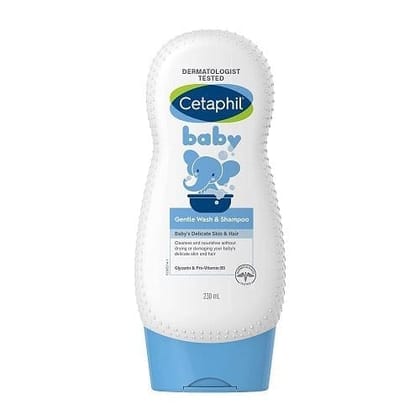 CETAPHIL BABY SHAMPOO AND WASH (WITH ORGANIC CALENDULA) - 400ML