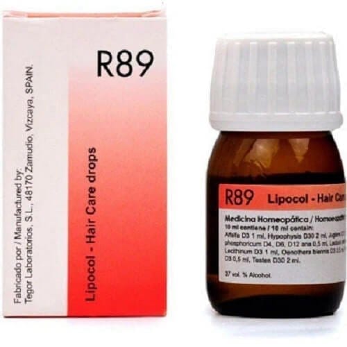 Dr. Reckeweg Lipocol- Hair Care Drops- R89 Hair loss, Grey Hair