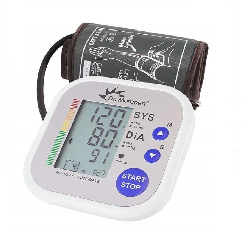 Dr Morepen BP 02 Blood Pressure Monitor White Full Automatic BP Monitor