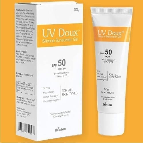 Brinton UV Doux Face & Body Sunscreen Gel With SPF 50 PA+++