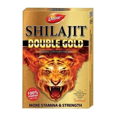 Dabur Shilajit Double Gold 10's Capsule