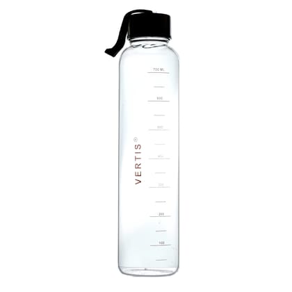 VERTIS Borosilicate Glass Water Bottles Clear 750 mL