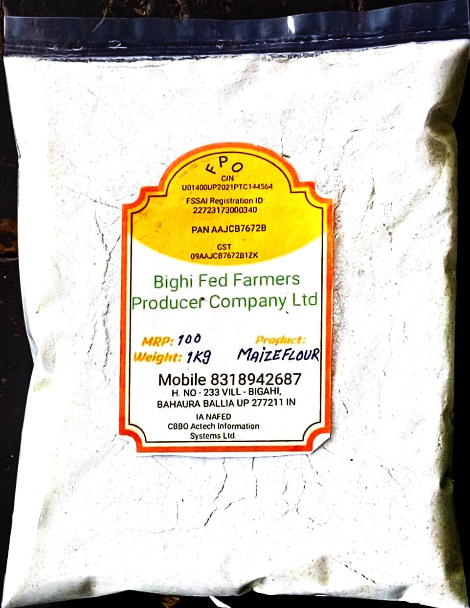 Maize Flour 1 kg ( Makke ka aata) / Corn flour