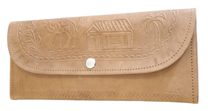 Ganpati Enterprise  Women Leather Wallet Clutch Purse Card Holder Brown Color
