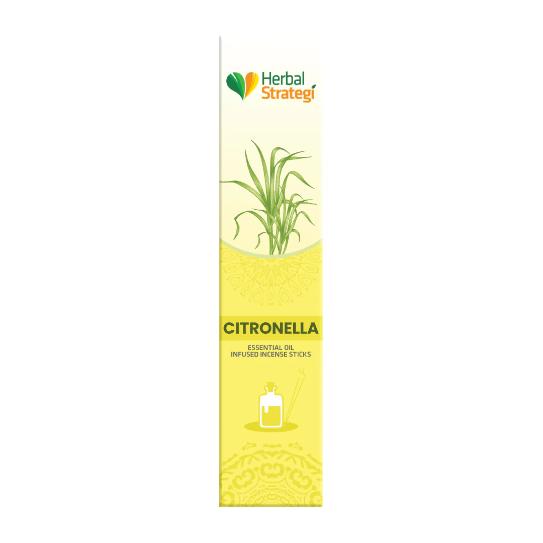 Herbal Strategi Citronella Aromatic Incense Sticks 20 pcs