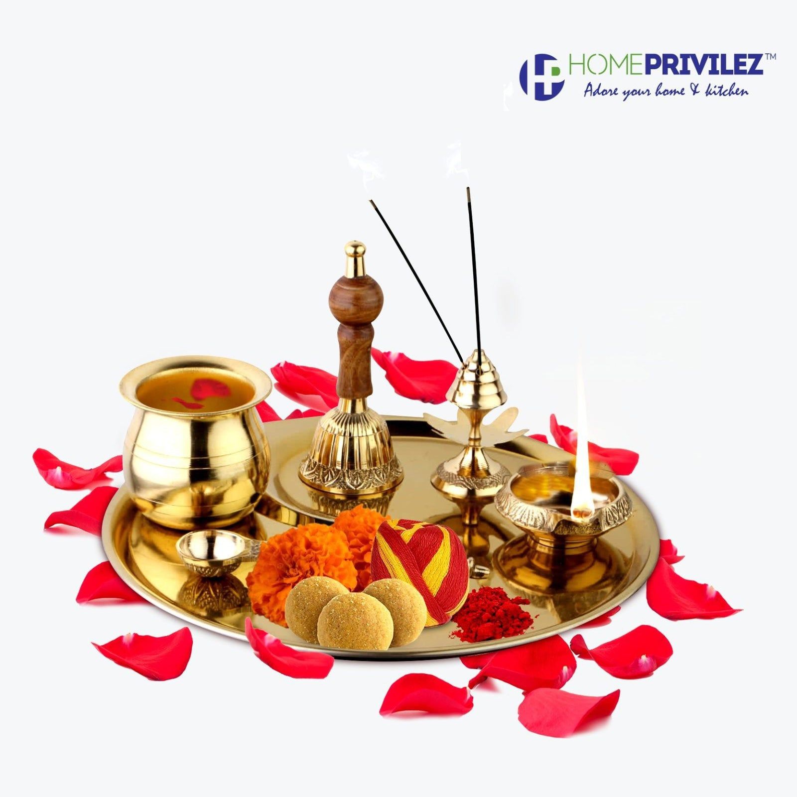 Pooja Thali set of 6 pcs