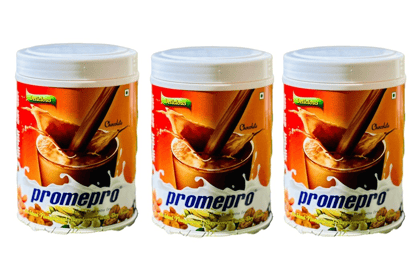 Promepro Chocolate Flavor Protein Powder - 200gm( pack of 3)