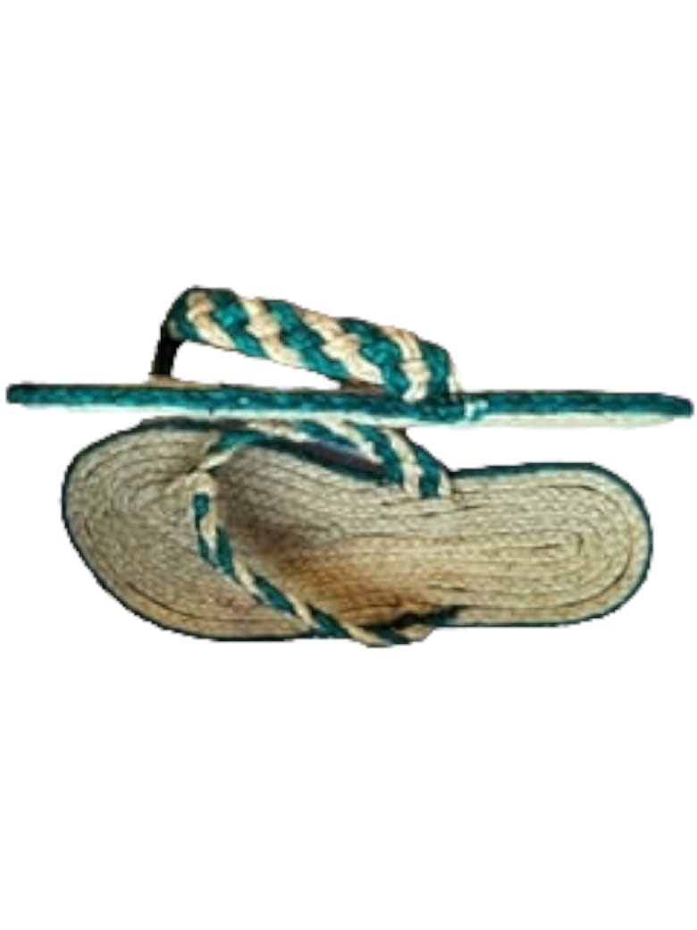 Jute slippers size 6