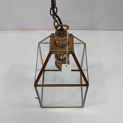 Regular Carrington lantern in Antiqued brass