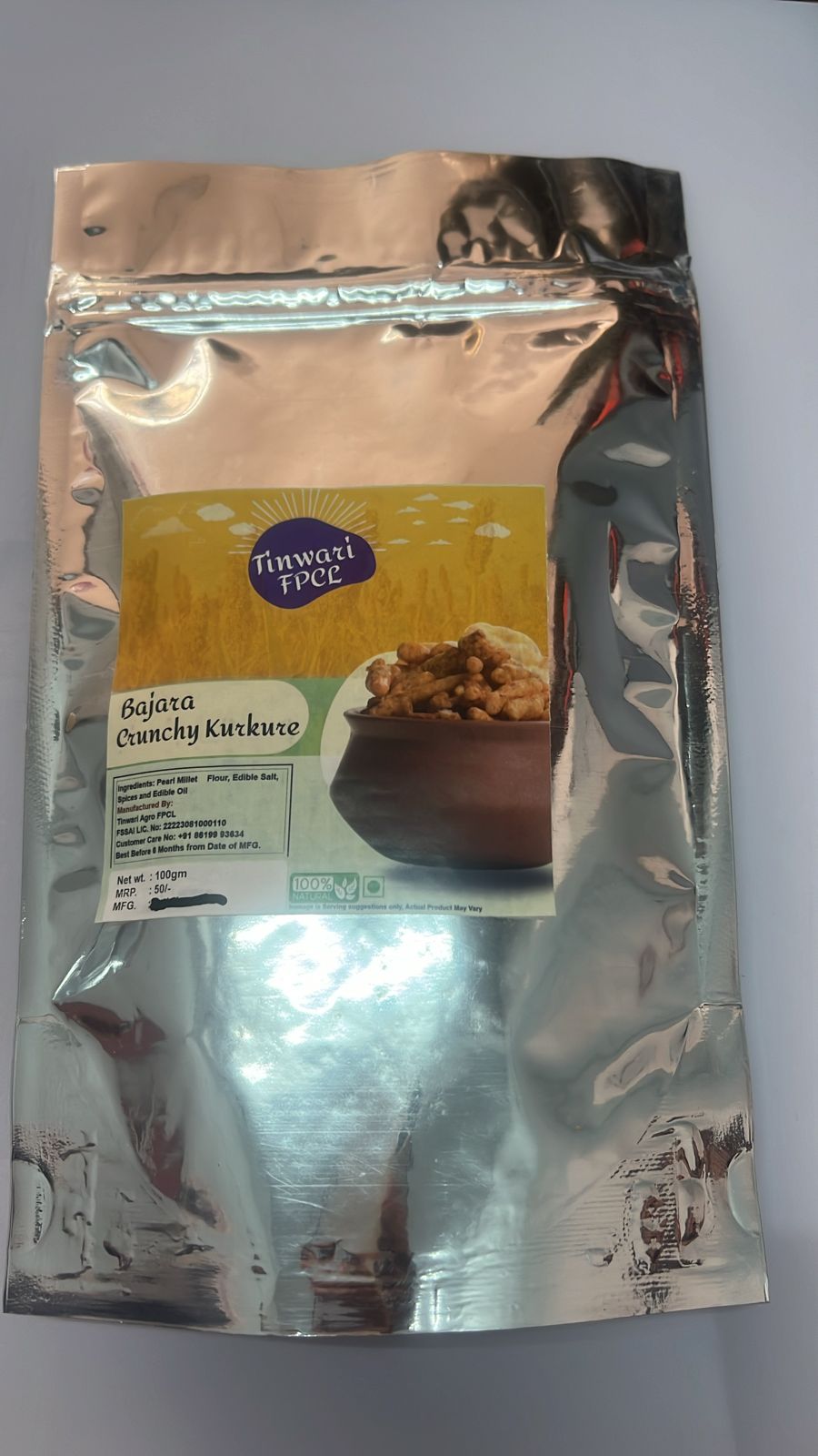 Bajra Crunchy Kurkure 100 Gms