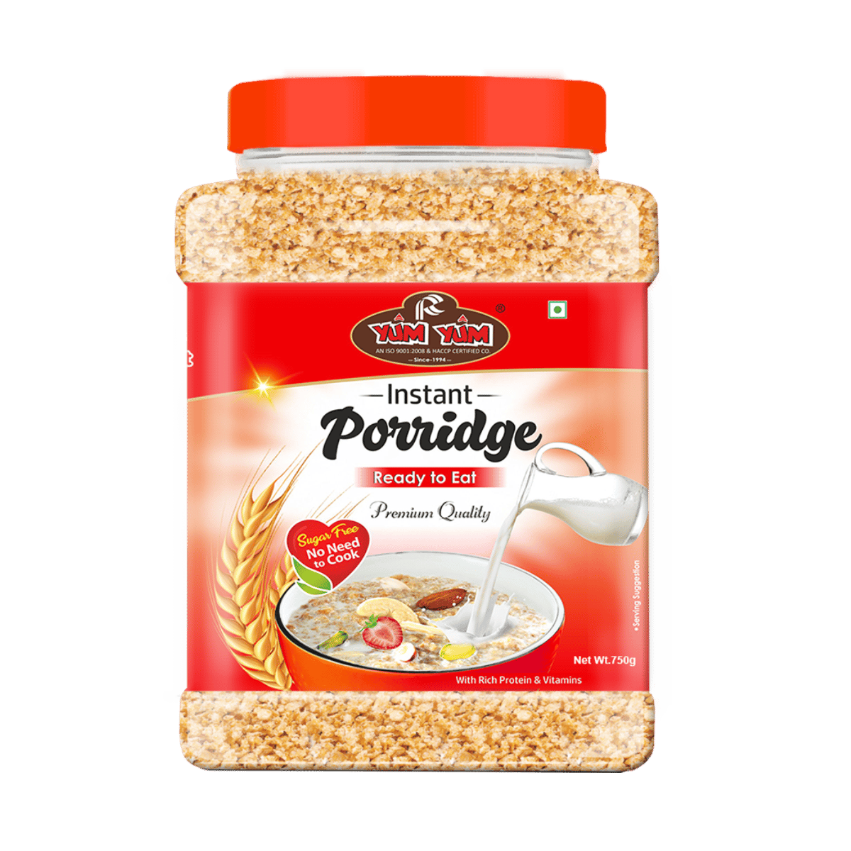 Yum Yum Instant SugarFree Porridge 750g