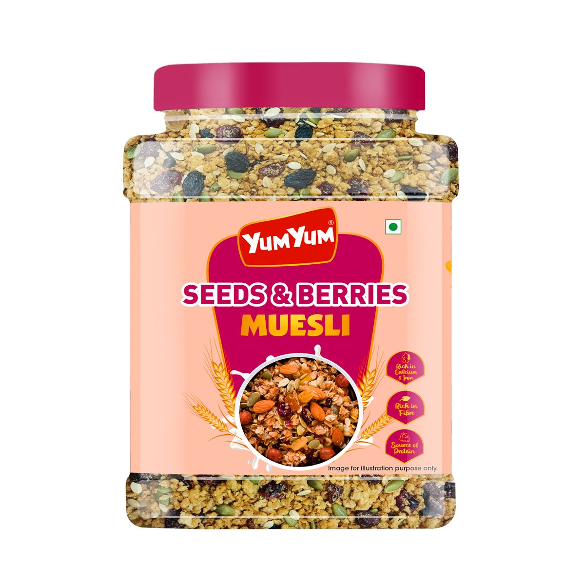 Yum Yum Seeds & Berries Muesli 750g