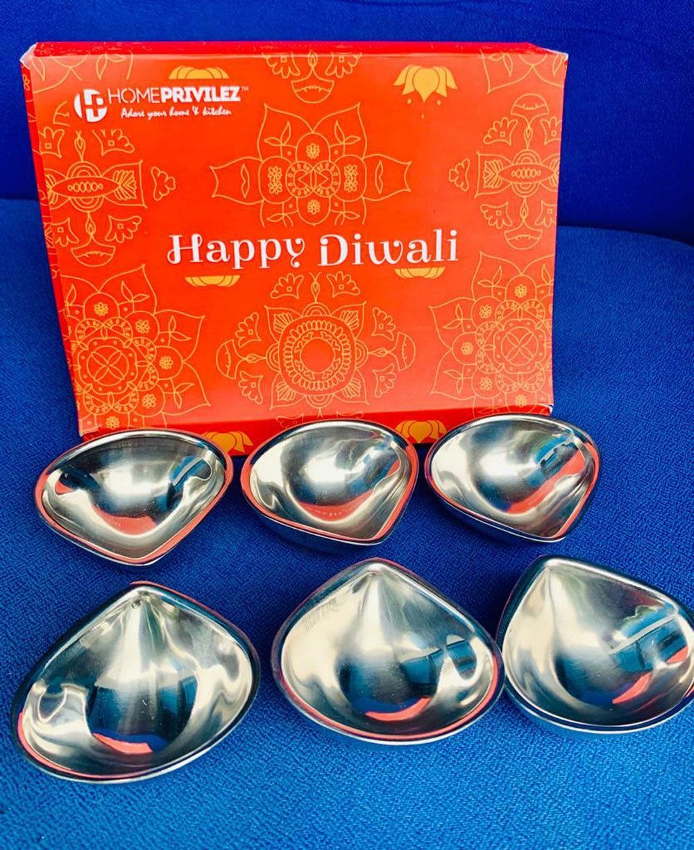 Stainless steel Double wall Diya