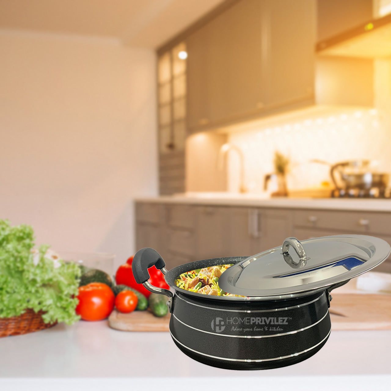 Non-Stick Induction (5-Layer Granite coated) HANDI