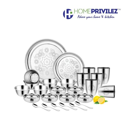 Elfin Classic Stainless Steel Dinner Set (set of 42pcs/24 pcs)