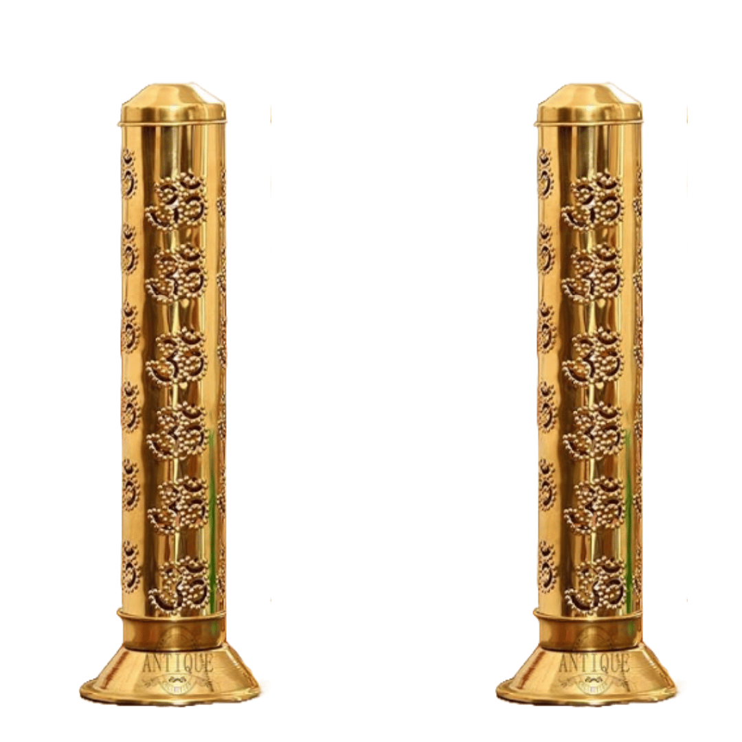 Antique Collection Brass Om Agarbatti Stand