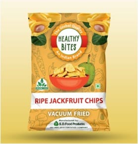 Healthy Bites Vacuum Fried Ripe Jack fruit Chips (270gm )