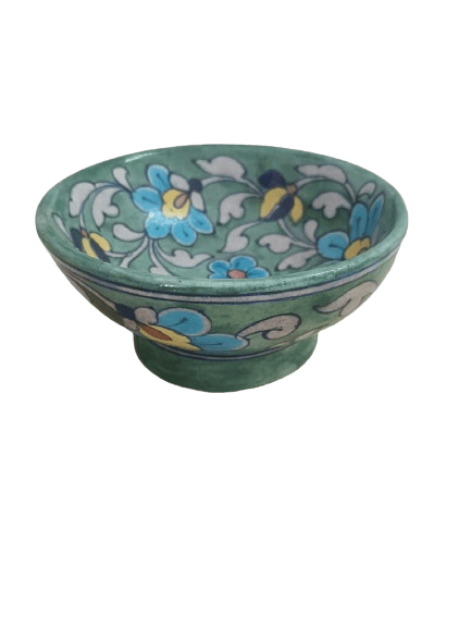 Ceramic Bowl having Parate Green colour