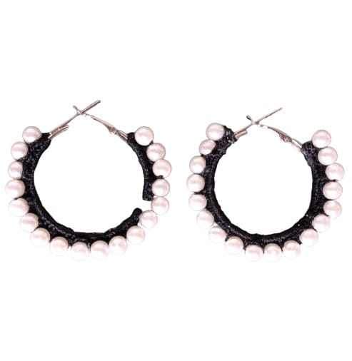 Crochet Hoop Earrings