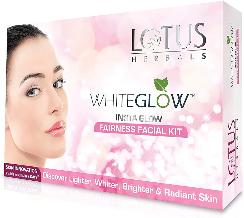 Lotus Herbals White Glow Insta Glow 4 In 1 Fairness Facial Kit (40gm each)